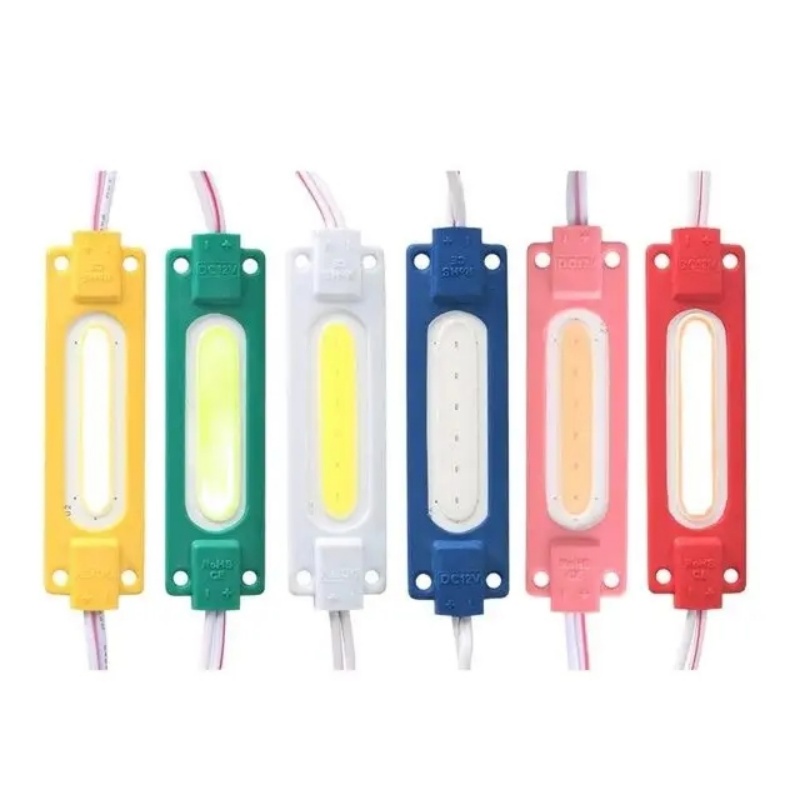 12V COB LED Modules Advertising Luminous Characters Backlight Modules IP65 Waterproof White Red Blue Green Yellow Pink 10 Pieces