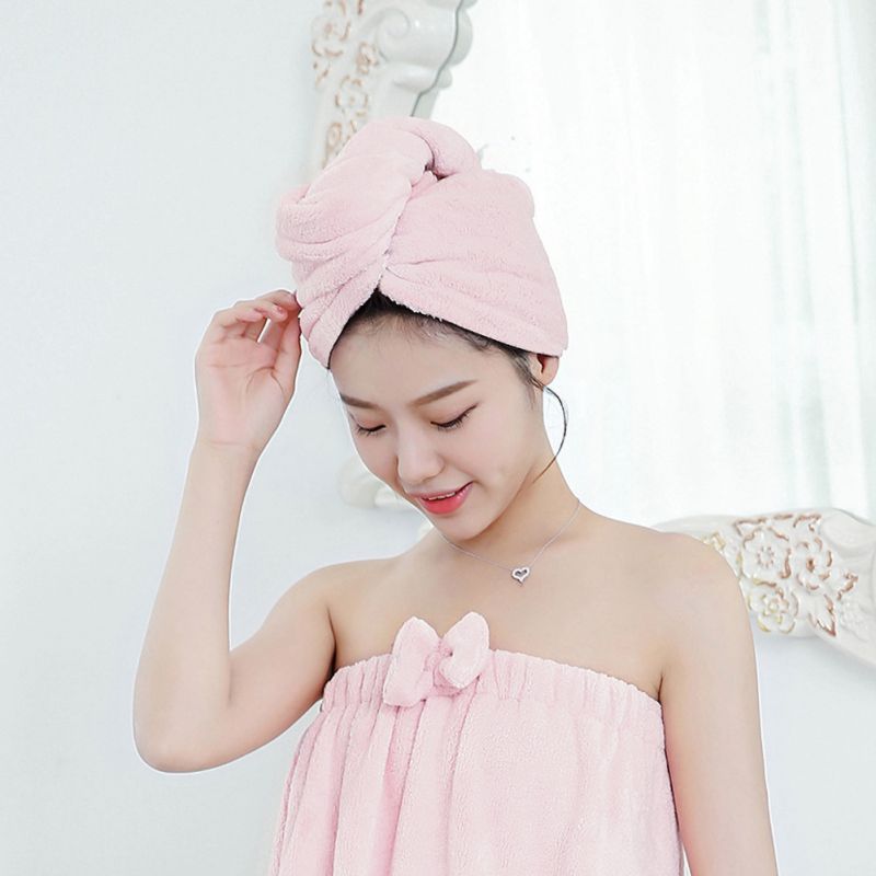 Magic Droog Haar Badhanddoek Microfiber Haar Sneldrogend Absorberen Vocht Droger Handdoek Bad Douche Wrap Hat Cap