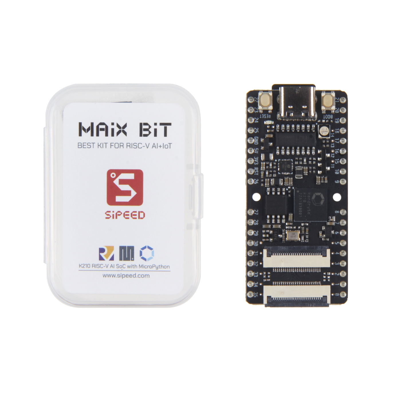 Sipeed MAix BiT for RISC-V AI+IoT K210 Dev. Board 1st RV64 AI board for Edge Computing