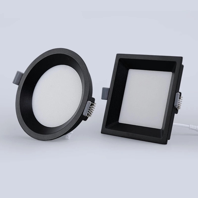 LED-inbouwlamp voor keuken en badkamer, AC85-265V ronde / vierkante LED-plafondlamp, huisverlichting, 5W, 9W, 12W, 16W, 22W