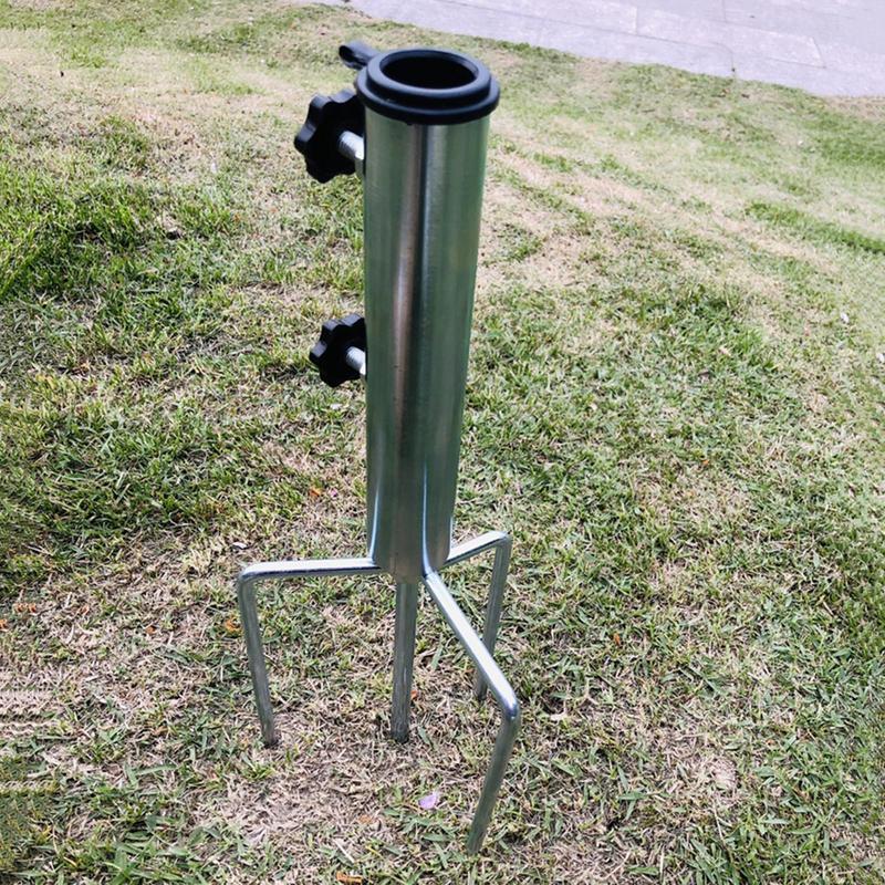 Soporte para poste de bandera de sombrilla, Base para sombrilla de playa, soporte para poste de bandera de arena, estacas de jardín, soporte para sombrilla, ancla para sombrilla de playa