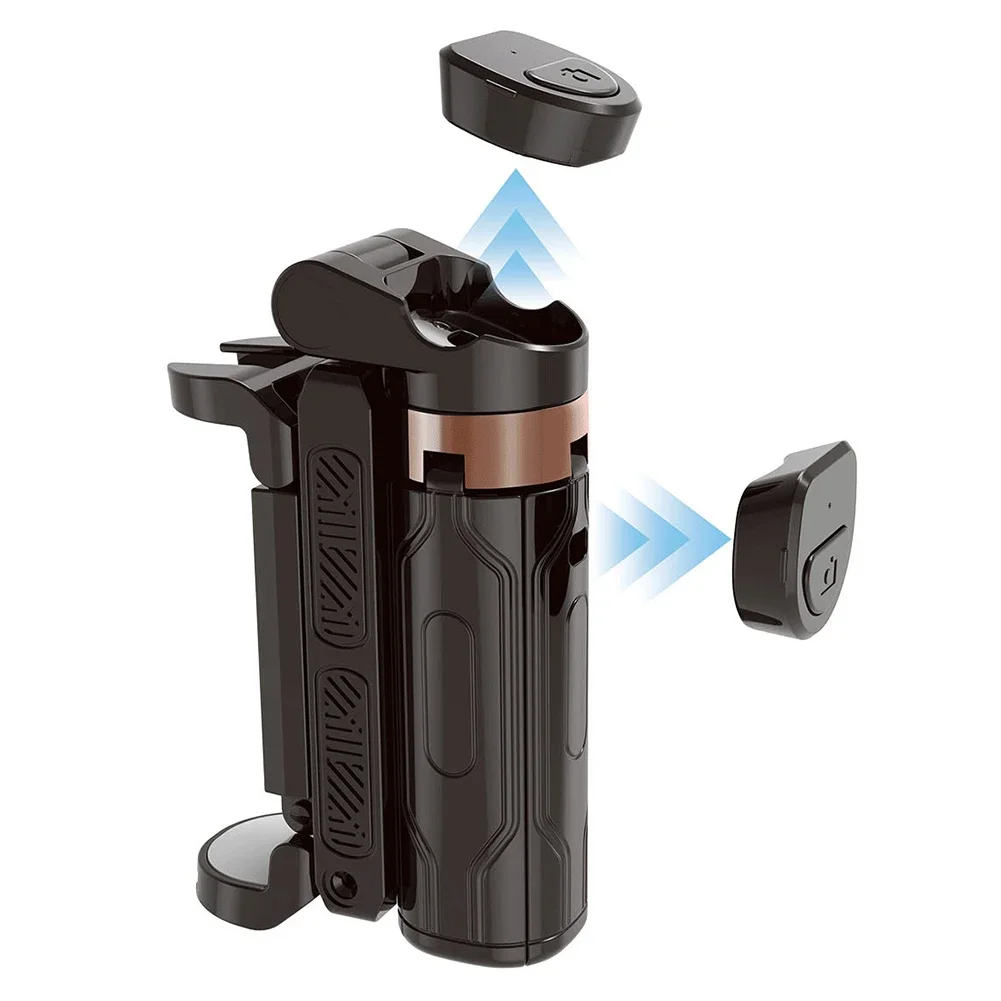 Mobile Selfie Pole Portable Versatile Floor Standing Tripod 360° Rotating Machine Photography Artifact With Detachable Remote