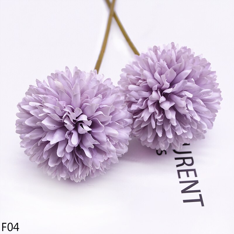 Bolas de flores de diente de león de seda de 29cm 3 uds., pompones de flores artificiales para decoración de boda, de cumpleaños, guirnalda de flores DIY: F04
