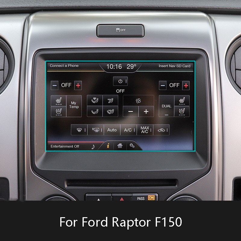 Center Console Screen Protective Film Touch Screen Navigation Screen For Ford Raptor F150 accessories