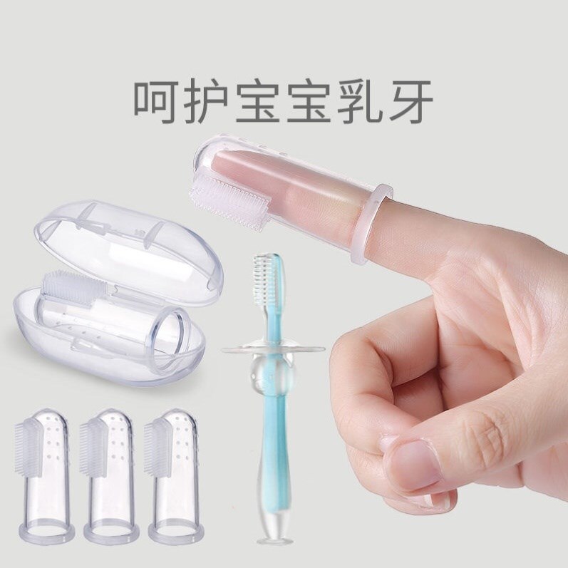 Silicone Baby Tongue Cleaner Baby Tongue Cleaner Baby Infant Toothbrush Children Training Brosse A Dent Baby Brush AC50YS