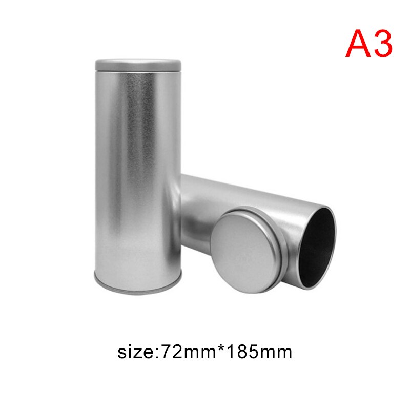 1pcs Airtight Proof Container Aluminum Herb Stash Metal Sealed Can Tea Storage: C