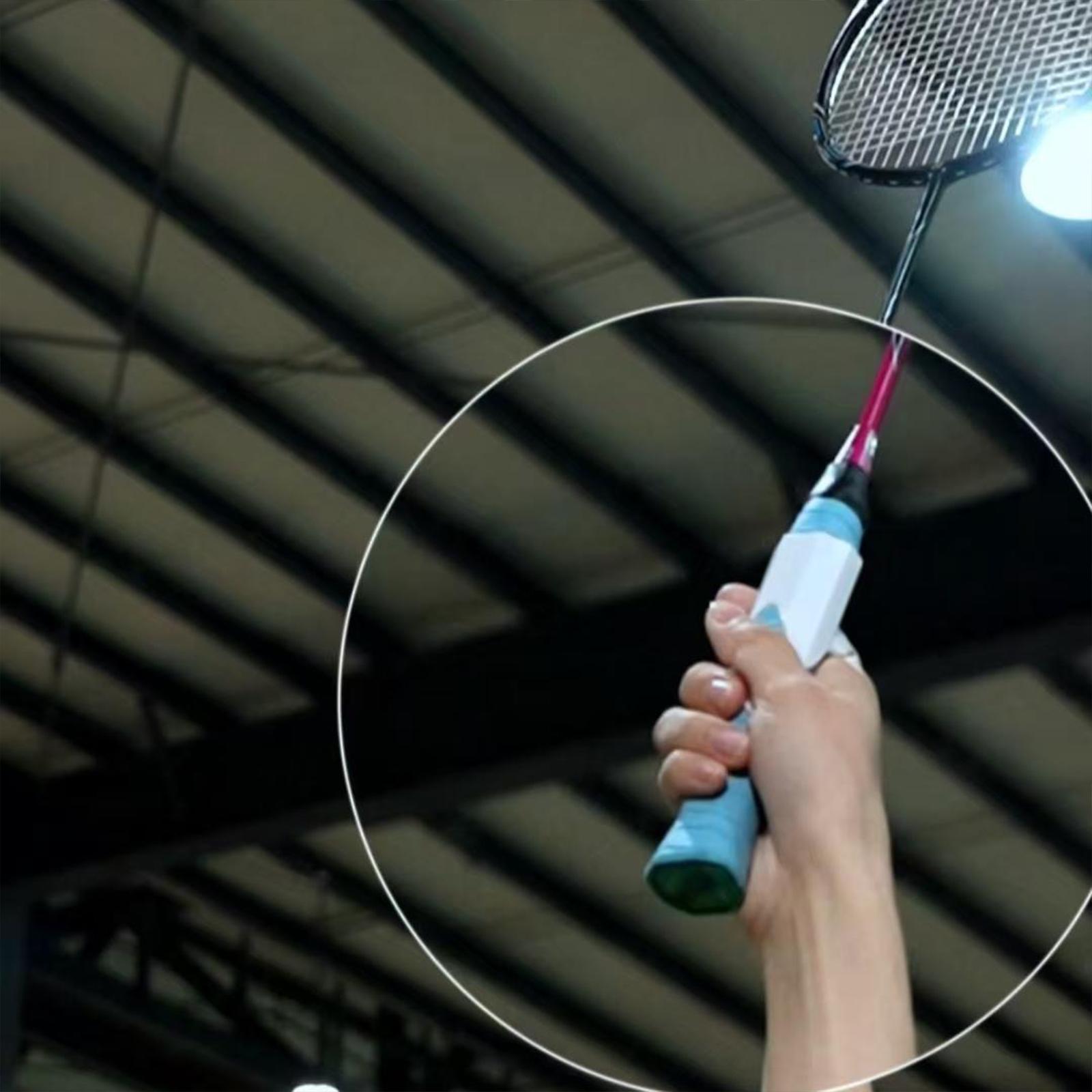 Ayuda para agarre de bádminton, ayuda para agarre de raqueta, suministros ergonómicos, accesorios para bádminton