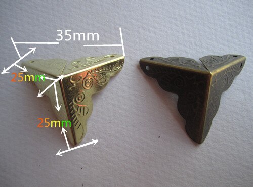 Packing hardware archaize package Angle iron shell box package four corners