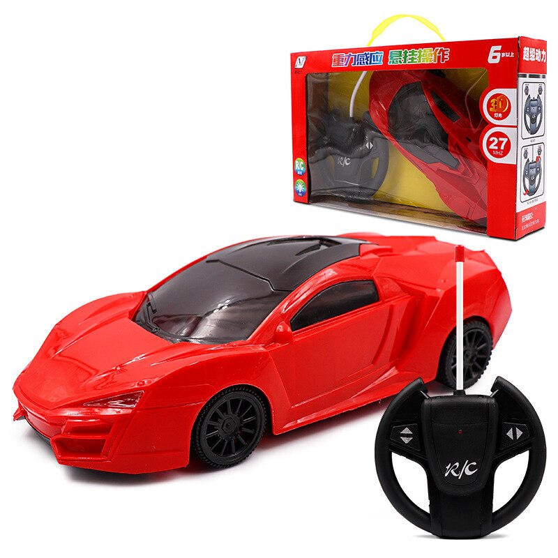 Neue Kinder der Vier-weg Fernbedienung Sport Auto Drift Auto Bugatti Fernbedienung Auto Modell Spielzeug: 4 Lycan red