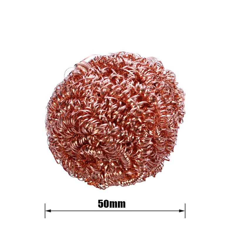 Limpiador de puntas de soldador, Herramientas de limpieza de estaño, Bola de limpieza de soldadura de alambre de acero, accesorios de soldadura