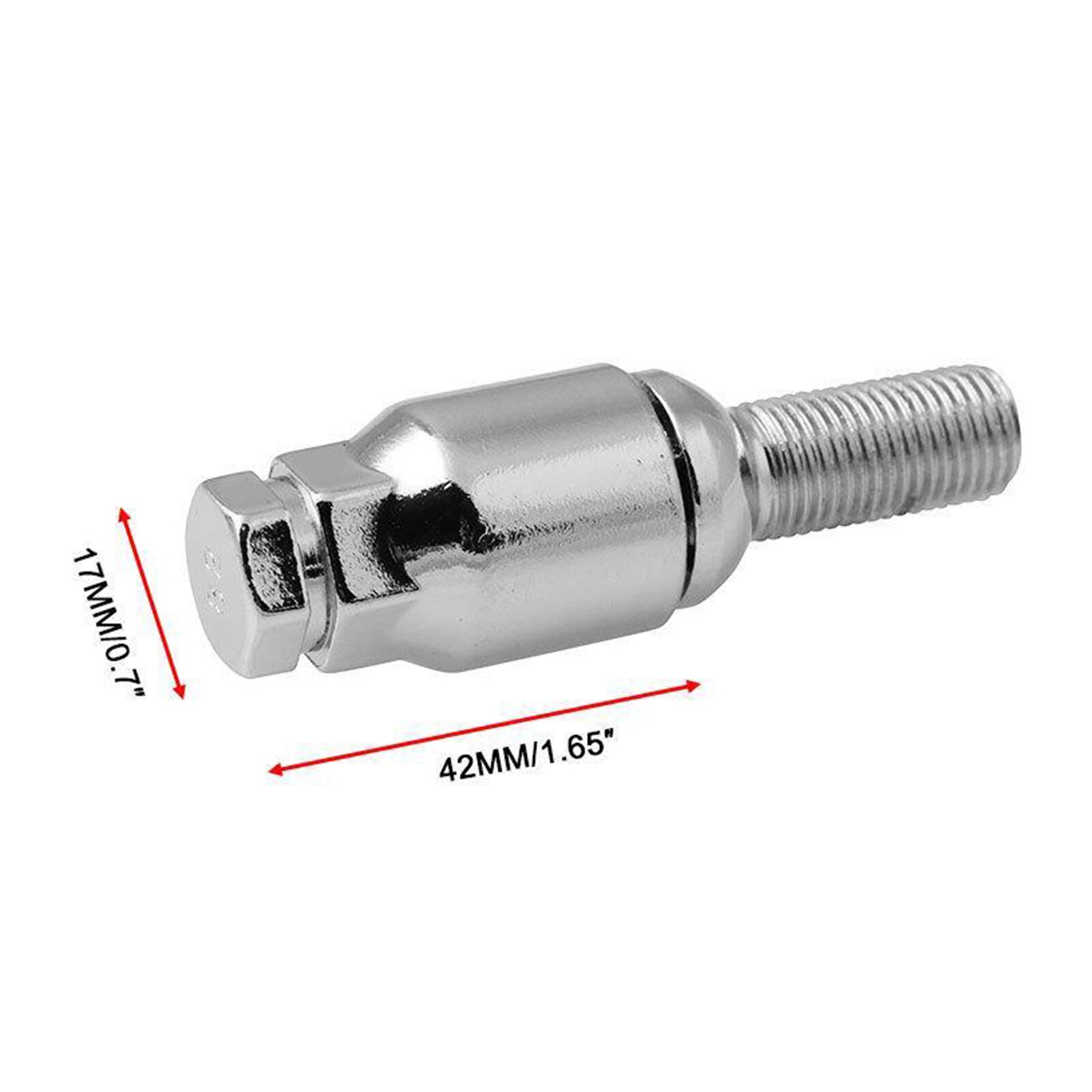 5pcs Iron Wheel Locking Bolt for VW GOLF Vento M14x1.5 Radius Security Nut