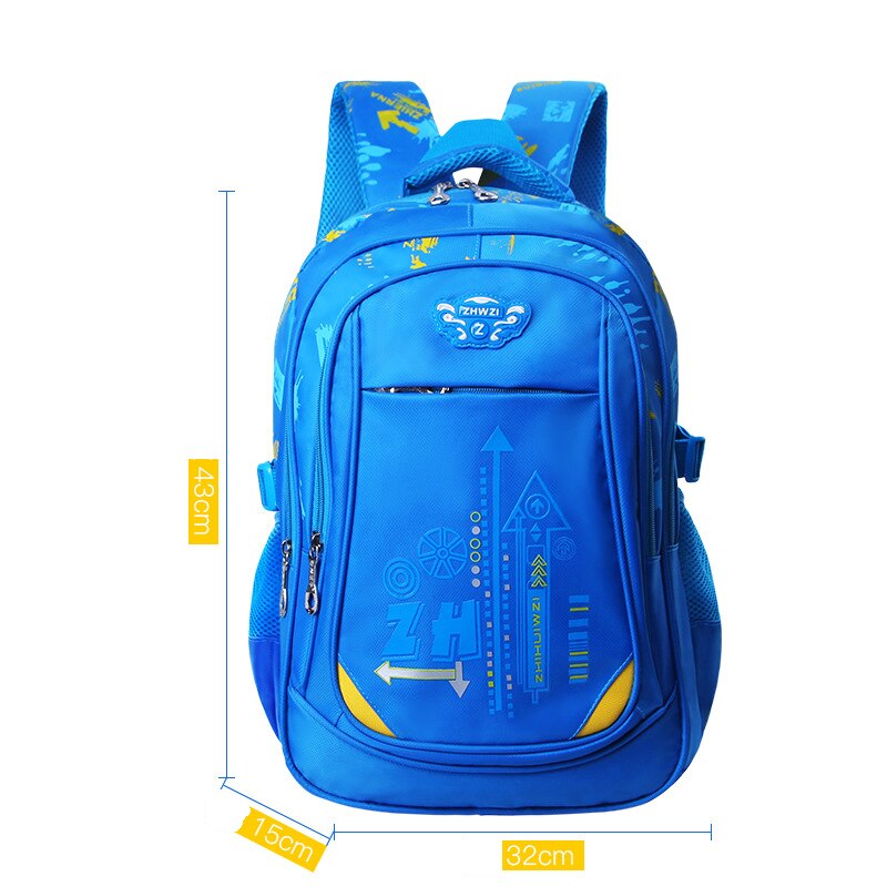 MVK Kinder Rucksack Jugendliche Jungen Mädchen Schule Rucksack Für Kinder Wasserdichte Große Kapazität Rucksack Für Schüler Kinder Tasche: sky blue