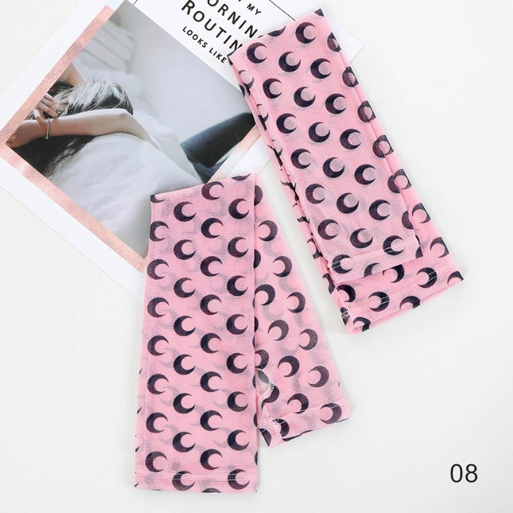 Manchettes d'été colorées pour femmes, protection contre les uv et le soleil, idéales pour le cyclisme, la course à pied, la pêche, l'escalade et la conduite: 8