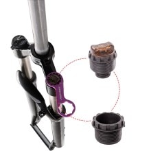 Fahrrad Gabel Vorspannung Einstellung Basis 25,4mm 27,5mm 30mm Für SR Suntour XCR XCM ABS Einstellbare Basen radfahren Teile Zubehör
