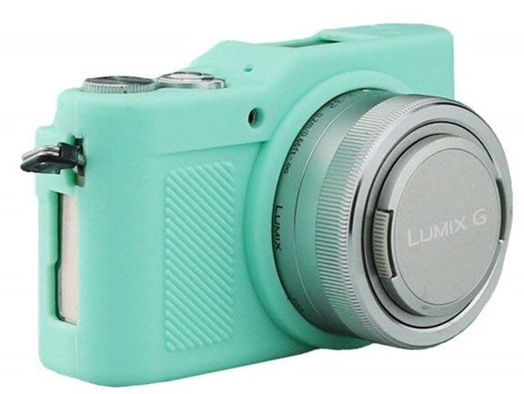 Silicone Armor Skin Camera Case Body Cover Protector for Panasonic Lumix GF9 GF10 GF90 GX800 GX850 GX900 GX950 Camera: Green
