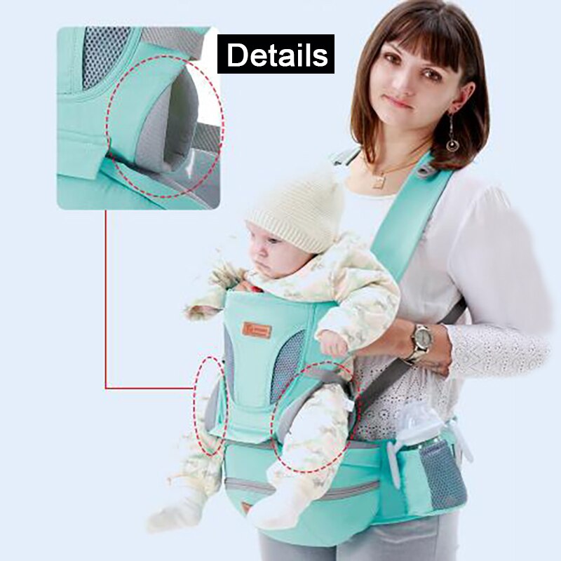 0-4 Jaar Ergonomische Draagzak Baby Baby Heupdrager Carrier Voorkant Ergonomische Kangoeroe Draagdoek Draagdoek Voor Baby reizen