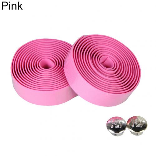Cinta de manillar de camuflaje para Ciclismo, cinturón con asa para Ciclismo, corcho antideslizante, accesorios para Ciclismo, 2 uds.: Rosa