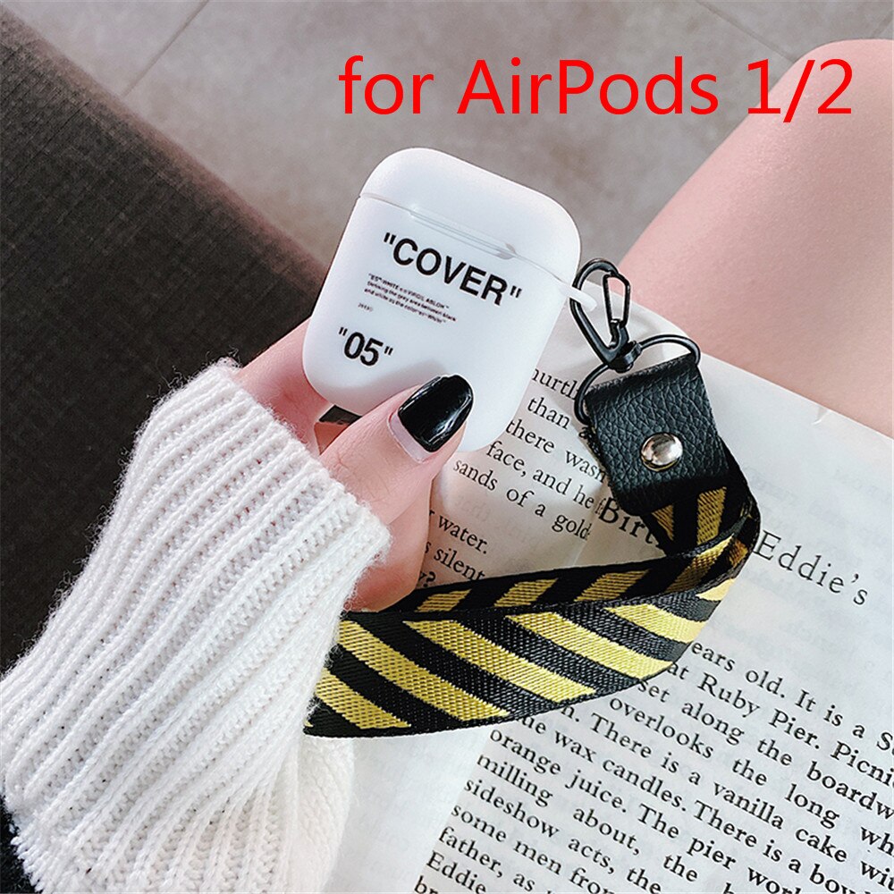 Para los Airpods Pro 2 1 caso de pintar la Mona Lisa de auriculares Airpods con Protector de llavero para AirpodsPro cubierta: 05 white