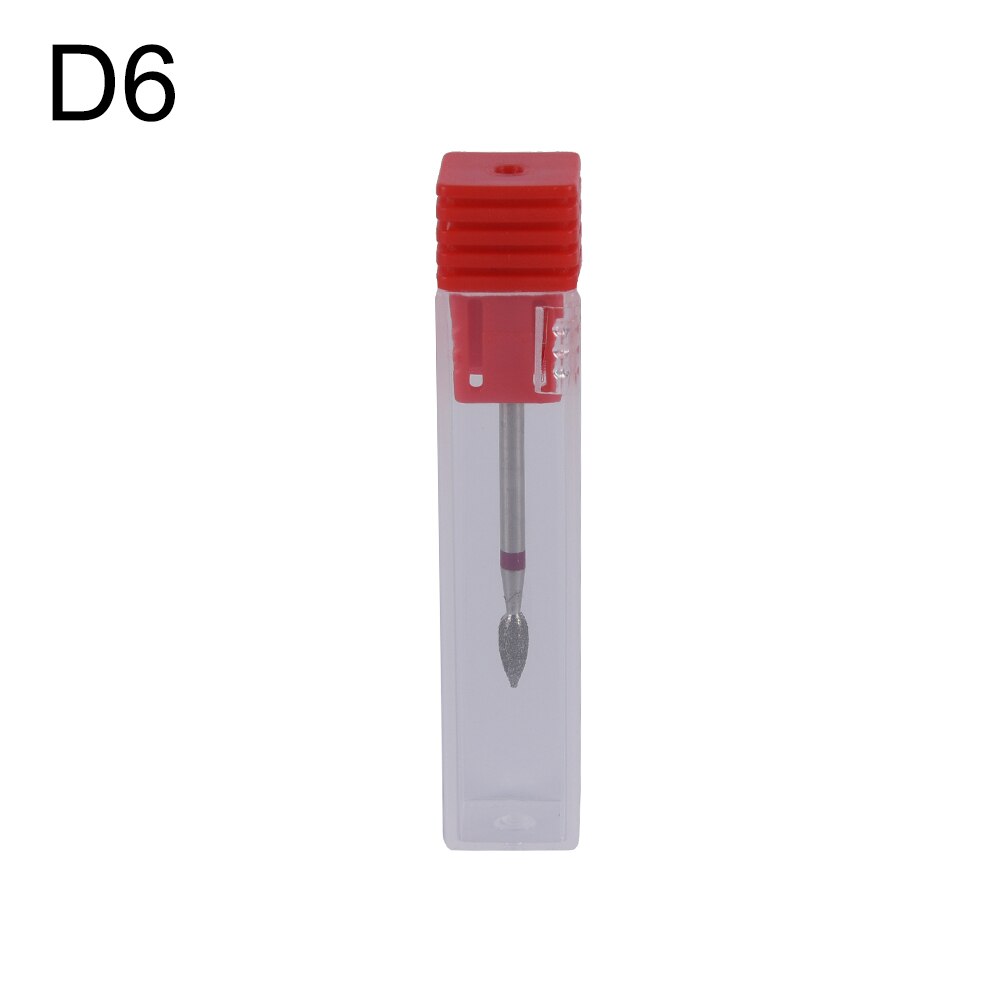 8- type diamant nagelkunstboor, frees, elektrische manicureboor, nagelaccessoires, nagelgereedschap: D6