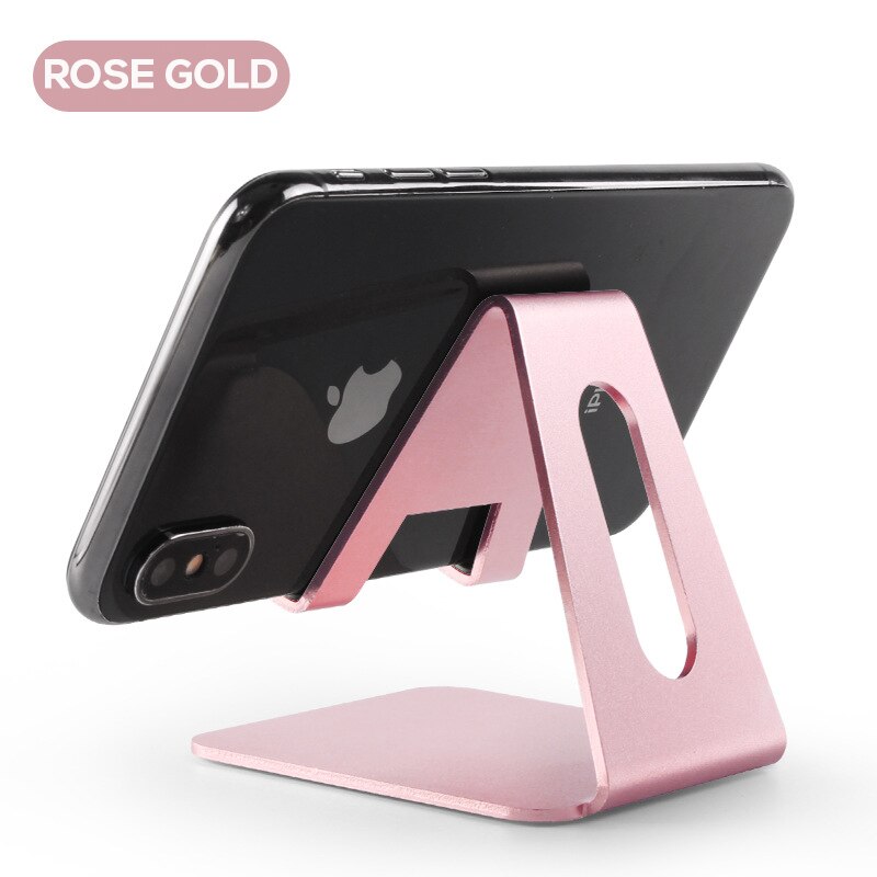 Soporte de aleación de aluminio para Tablet, soporte para portátil para IPad Air 2 Mini Pro 11 , soporte para Tablet Xiaomi: Rose Gold