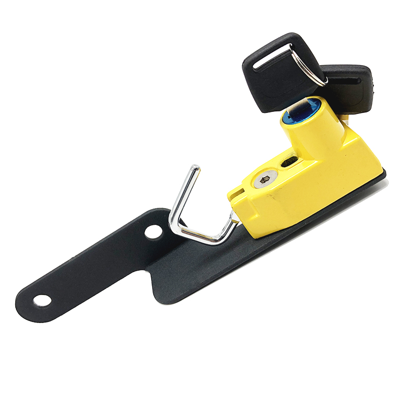 Trava lateral para capacete de motocicleta, gancho antirroubo com 2 teclas, para suzuki email gsxs1000 2015 2016 2017 2018 2019