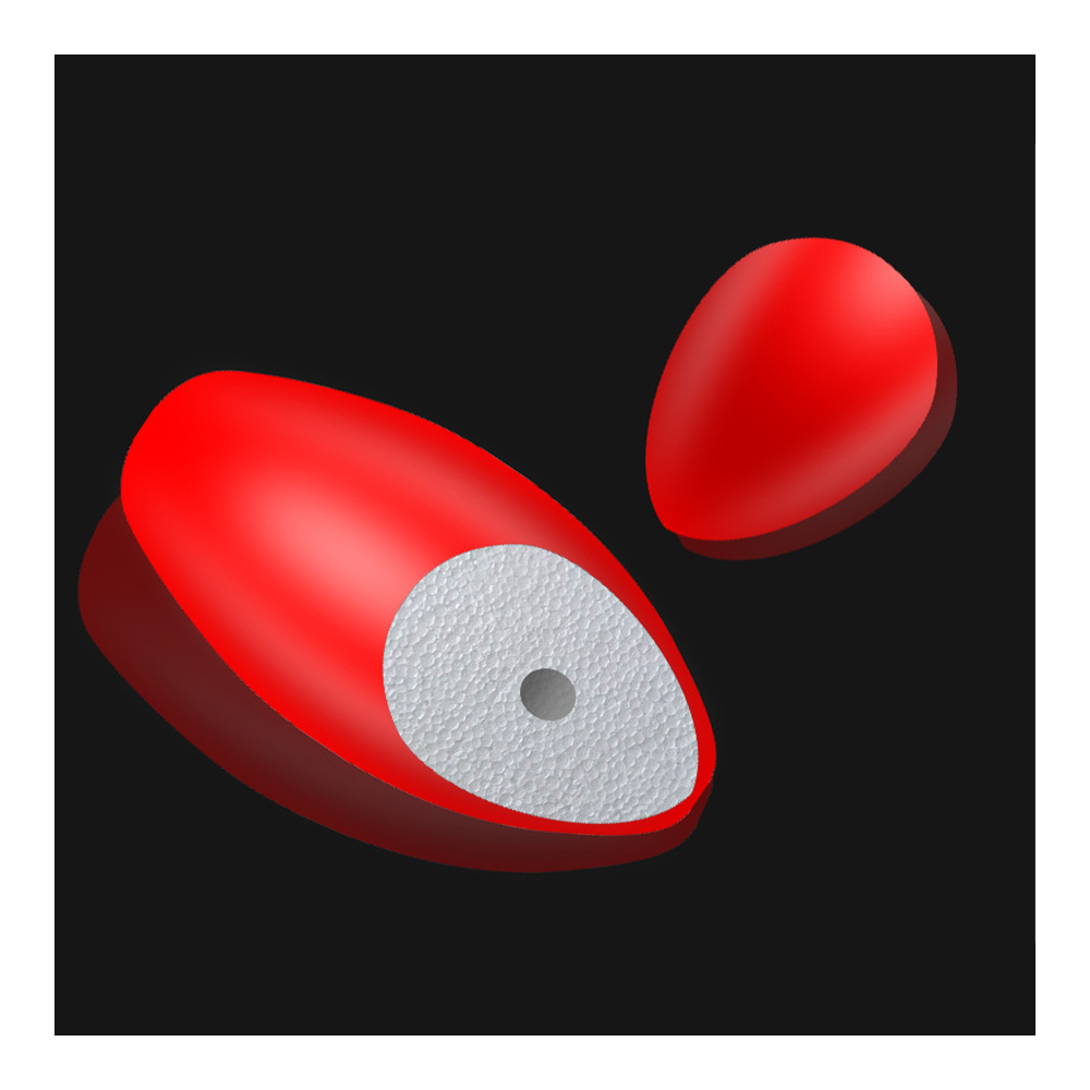 EVA Eye-catching Bean Fishing Float Fluorescent Drift Ball Foam Hit Indicator Fishing Float Buoyancy Ball Fishing Accessories