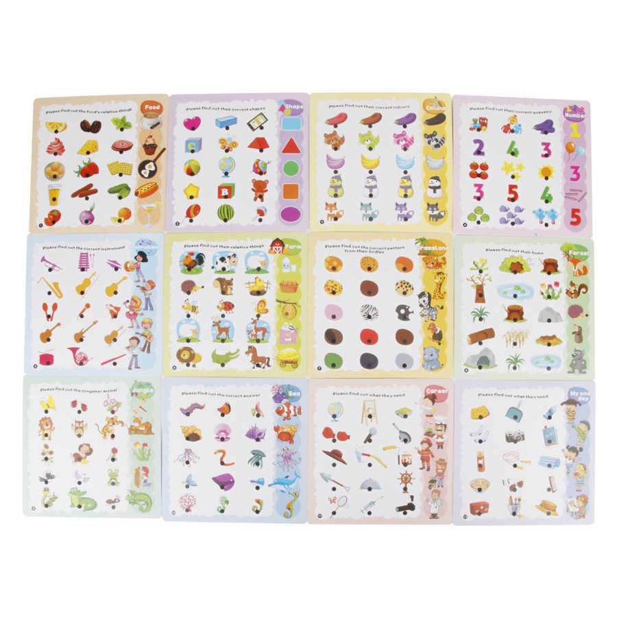 Punt Lezen Pen Met 12Pcs Cognitie Kaarten Baby Leren Educatief Speelgoed