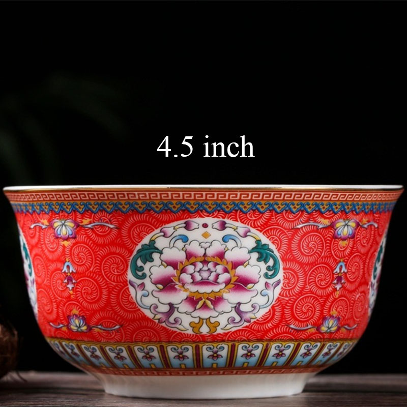 4.5 Inch Jingdezhen Keramische Kleine Rijstkom Chinese Bone China Ramen Mixing Bowls Servies Thuis Keuken Servies Voedsel Houder: A