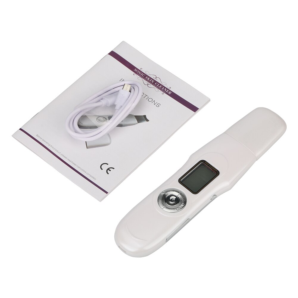 Diepe reiniging, gezichtspeeling, huidreiniger, ultrasoon gezichtsscrub, acneverwijdering, mee-eters voor huidverzorging, schoonheidsmassage