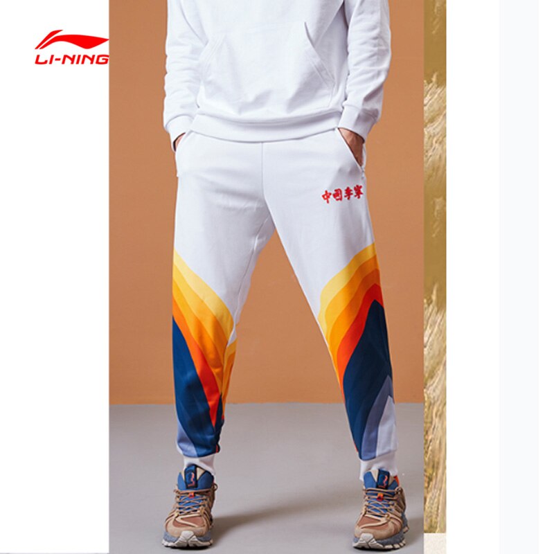 Li Ning Broek Mannen Voorjaar Sport Broek Voering Mode Comfortabel En Ademend Trend Leisure Sport Bodyguard Broek AKLP789