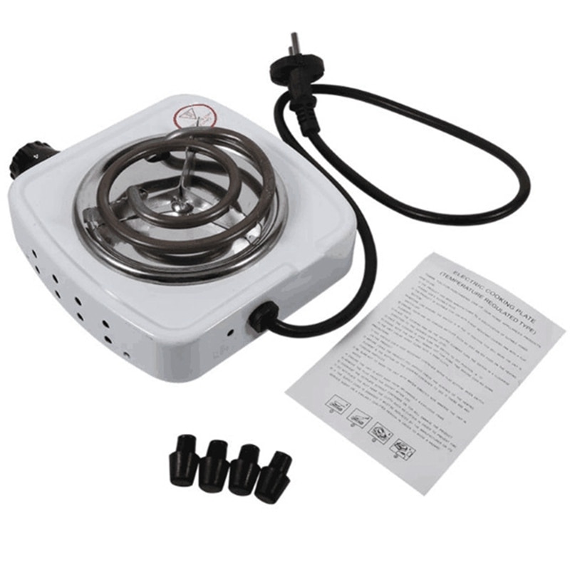 Estufa eléctrica de 220V y 500W, quemador de hierro de placa , cocina casera, calentador de café, electrodomésticos, electrodomésticos, enchufe de la UE