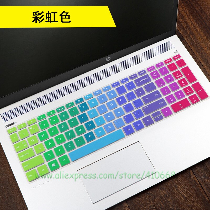 For HP Pavilion Gaming 16 16-A0013tx 16-a0056TX 16 16.1 inch Silicone Notebook Laptop Keyboard Cover Skin Protector Film: Color 1