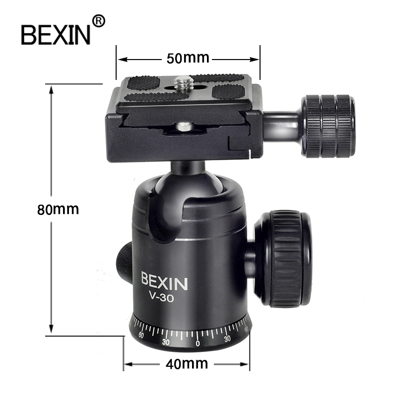Tripé para câmera, cabeça panorâmica, selfie, mini adaptador para câmera dslr