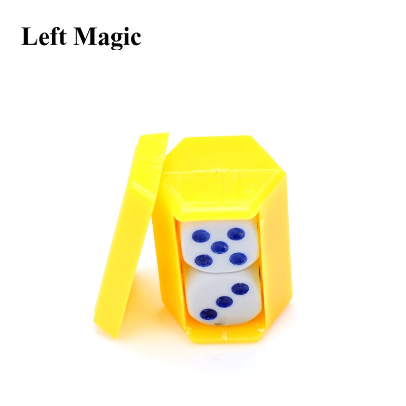 Lytte terning forudsigelse terninger magi legetøj tæt på magiske tricks illusion mentalisme truco magia børn børn legetøj: Gul