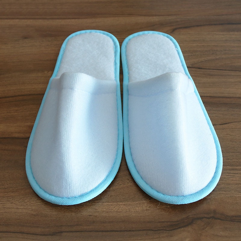 Pantoufles simples hommes femmes hôtel voyage Spa Portable maison jetable bascule anti-dérapant plancher maison pantoufles solide chambre chaussures