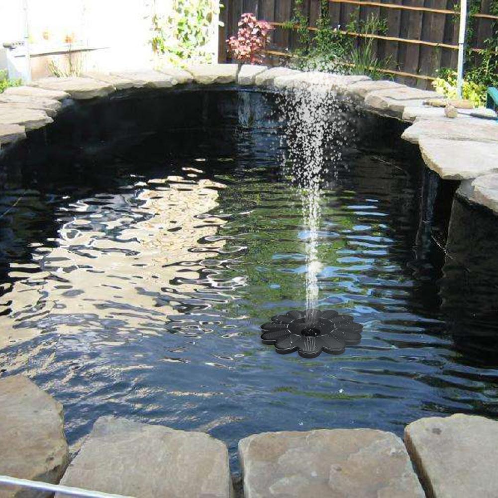 Outdoor Solar Power Fountain Pool Lake Pond Mini Water Fountain Pump Aquarium Garden Gardening Decoration Supplies