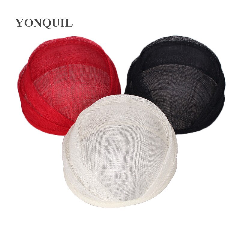 Tocado de SINAMAY grande de 20CM, tocado de boda, sombrero de Sinamay Percher, Base de milinería, Material de tocado Diy, 3 colores