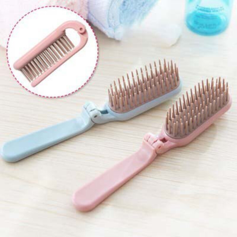 foldable portable Pet grooming comb travel soft tooth small comb cat and dog hair removal comb for long and short hair