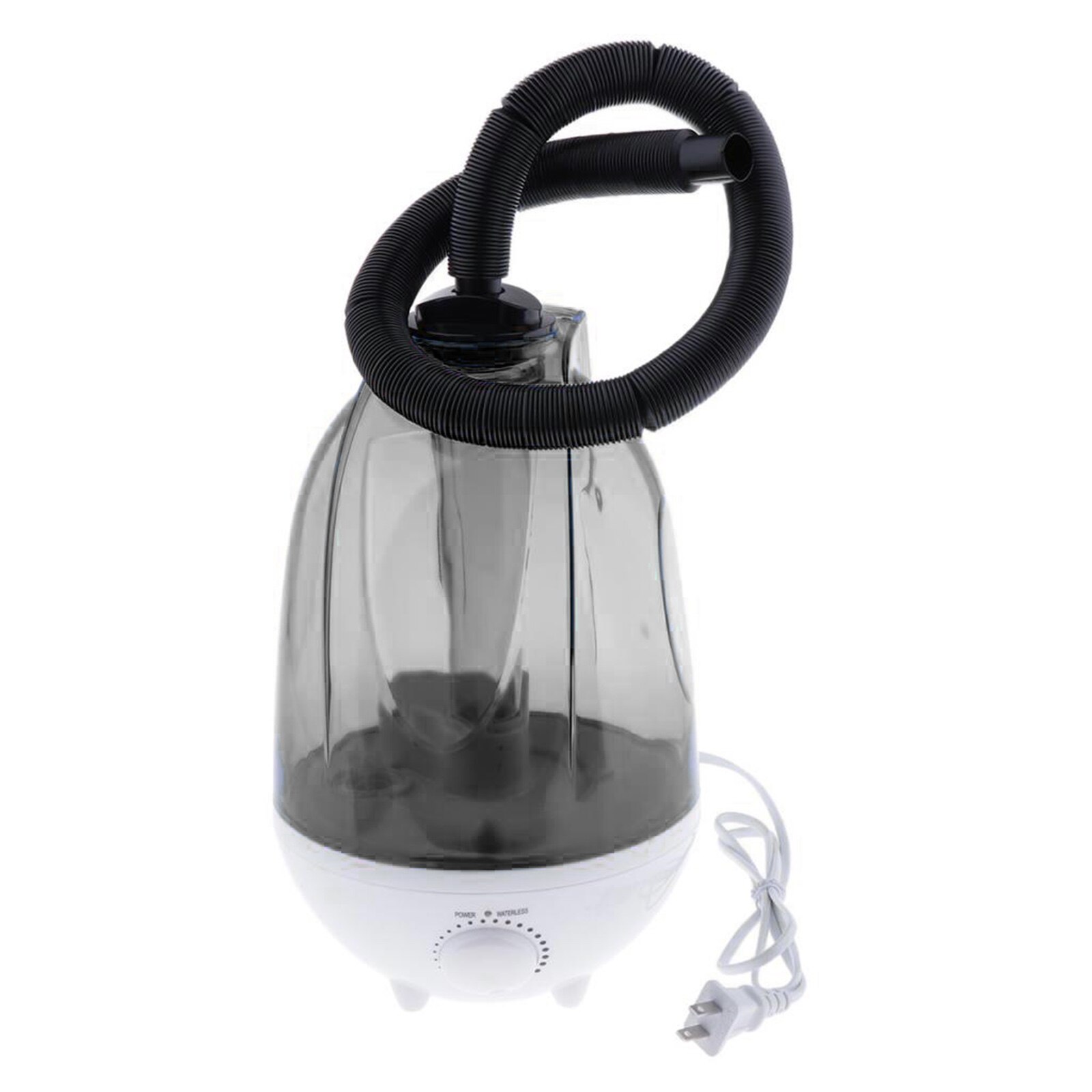 Humidificador nebulizador de reptiles selva tropical 4L tanque grande generador de niebla de tanque de aire, negro