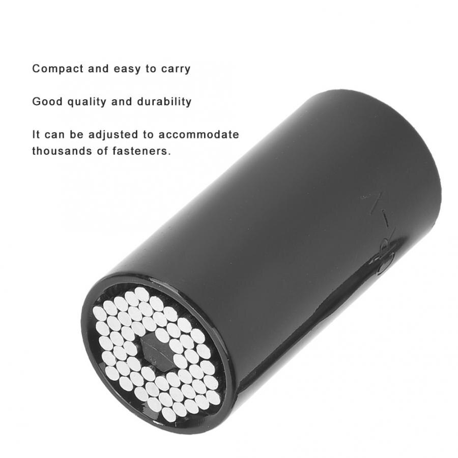 Universal Torque Wrench Head Set Socket Sleeve 7~19mm 1/4~3/4in Power Drill Ratchet Bushing Spanner Magic Key Grip Hand Tools