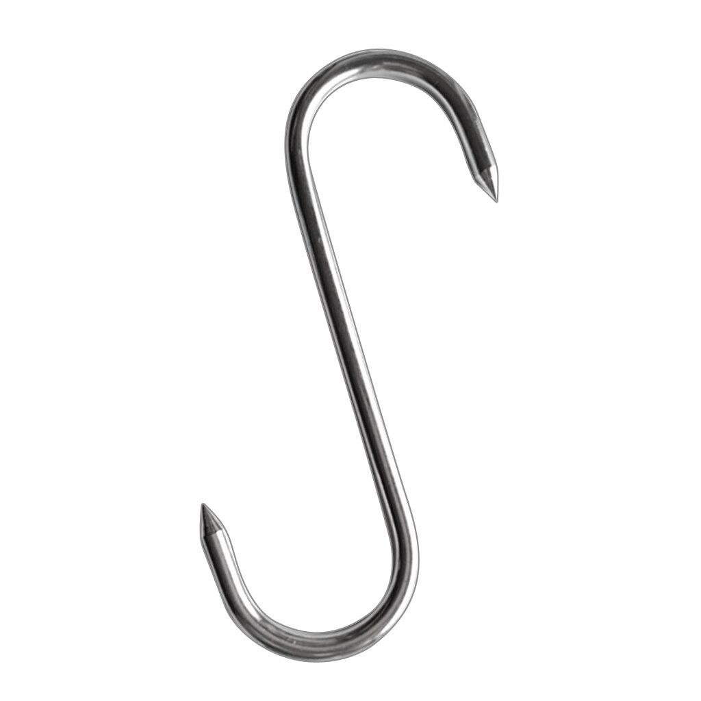 Stainless Steel S Meat Hook Extra Heavy Duty Thick kitchen Meat Tools