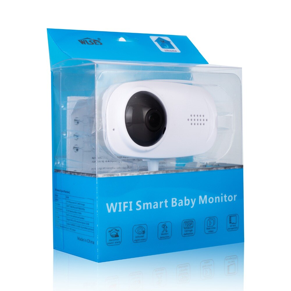 Wireless WIFI APP Baby Monitor 720P 120Degree Babysitter Night Vison Mobile Alarm Crying Sound Alarm