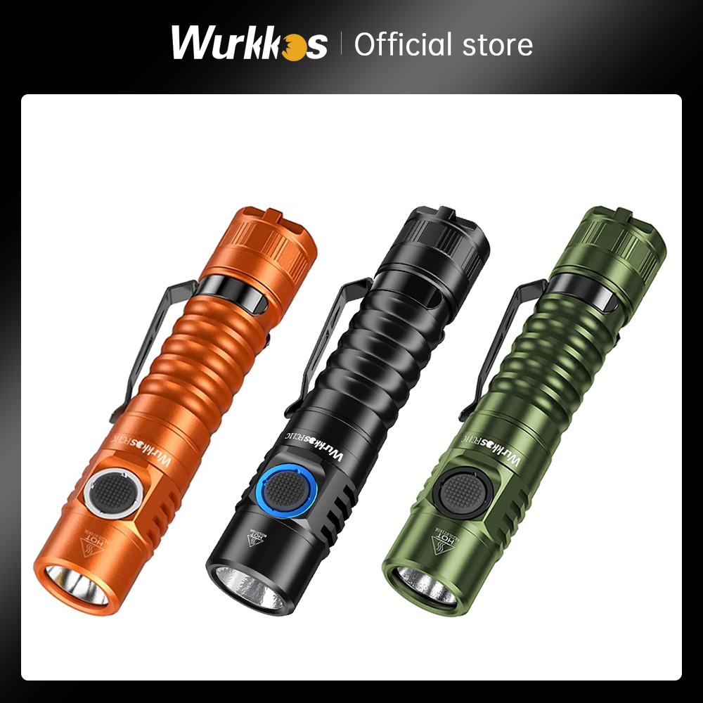 Wurkkos FC11C Nichia 519A circuito Buck senderismo 18650 linterna salida máxima 1200 LM USB C recargable EDC antorcha del Día del Padre