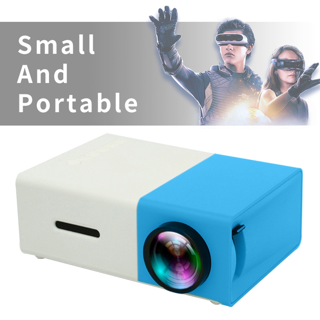 YG300 Pro Led Mini Projector 1080P Led Pixels Ondersteunt 1080P Hd Usb Audio Draagbare Home Media Video Player