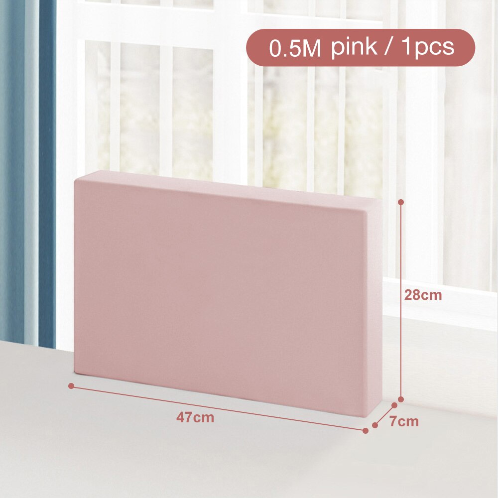 28cm Height Baby Bed Rail Guard Height Adjustable Anti-collision Guardrail Children's Bed Fence Bed General Soft Gate Crib Rail: 0.5M pink (1pcs)