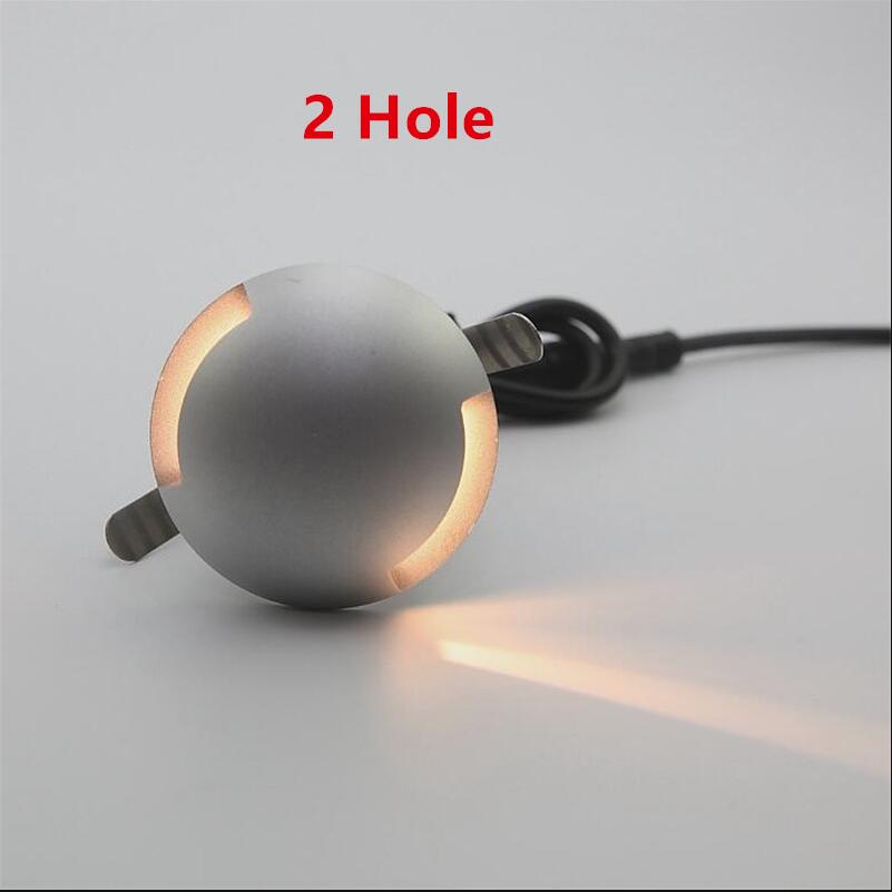ledet underjordisk lampe 3w 12v ip67 utendørs innfelt dekkgulv bakken få øye på belysning inground uplight innkjørsel betong utlegger lys