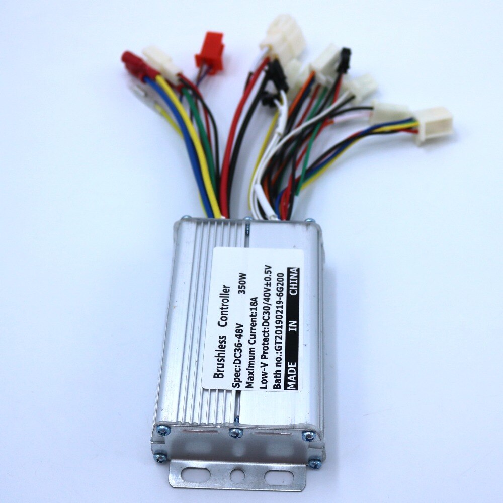 Controlador de motor BLDC para bicicleta eléctrica, velocidad sin escobillas, 36V/48V, 350W, 250W