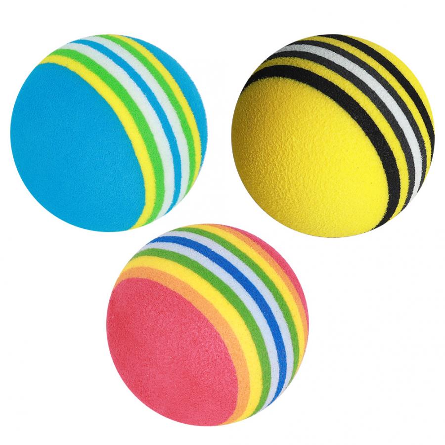 15PCS /Set Colorful Ball EVA Foam Lightweight Safe Using Indoor Practice Ball Playground Ball Toy