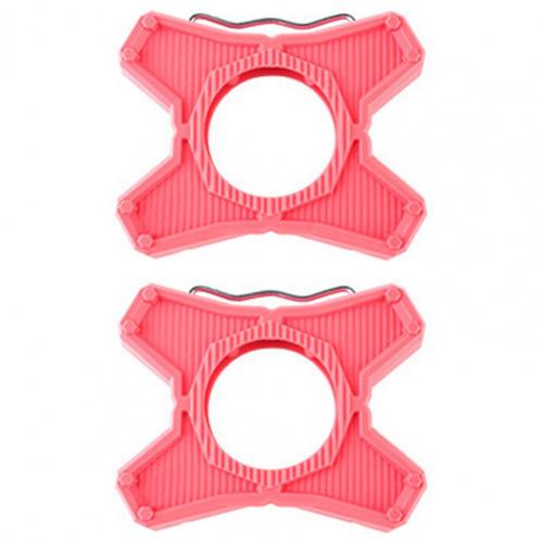 1 Paar Mtb Racefiets Legering Slot Pedaal Om Platte Pedaal Beugel Converters Voor Speedplay Zero Pedalen Platform Adapters Fietsen onderdelen: Roze