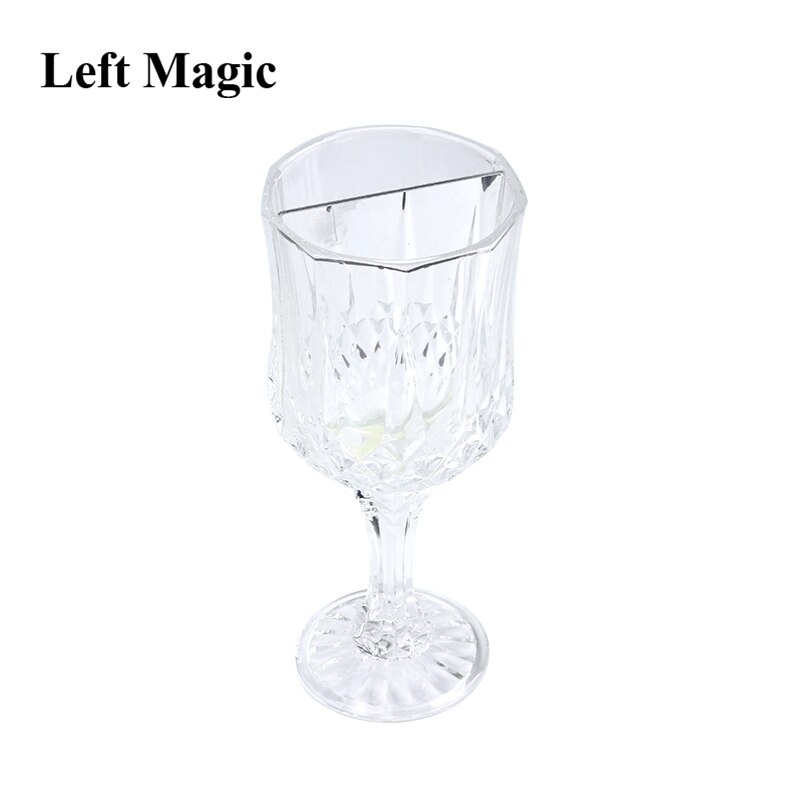 Kristallen Spiegel Kelk/Goblet Illusies Goocheltrucs Vloeibare Verdwijnen Om Zijde Magia Cup Podium Gimmick Props Comedy Mentalisme